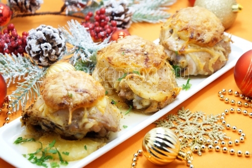 Запеченные куриные бедрышки