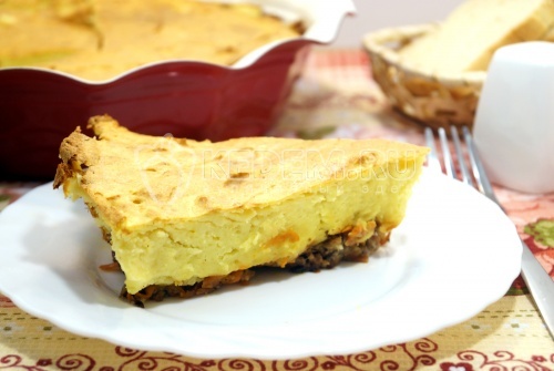 Запеканка с фаршем и картофелем в духовке