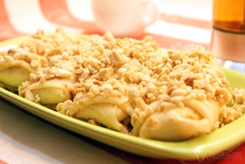 Блинчики в ореховой корочке