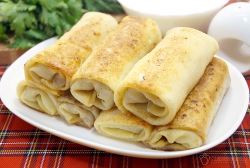 Блины с фаршем