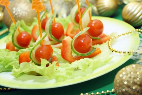 Канапе на праздничный стол Кораблики