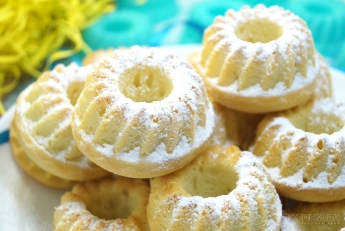 Кексы в силиконовых формочках