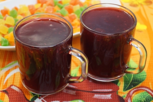 Кисель из черной смородины
