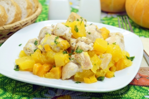 Курица с тыквой Вкус осени