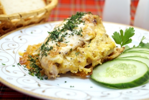 Куриное филе в духовке Ксантия