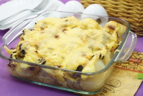 Куриные голени в духовке