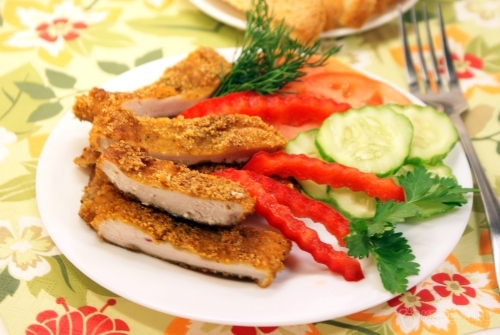 Курочка в сухариках