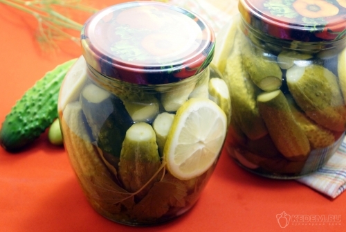 Маринованные огурцы с лимонной кислотой