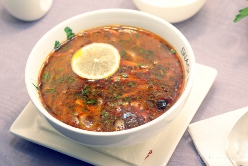 Мясная солянка