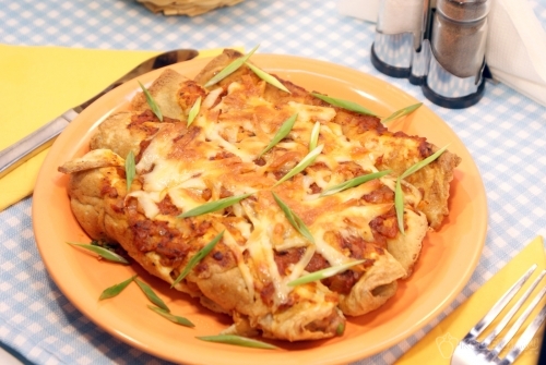 Омлет из яиц с начинкой