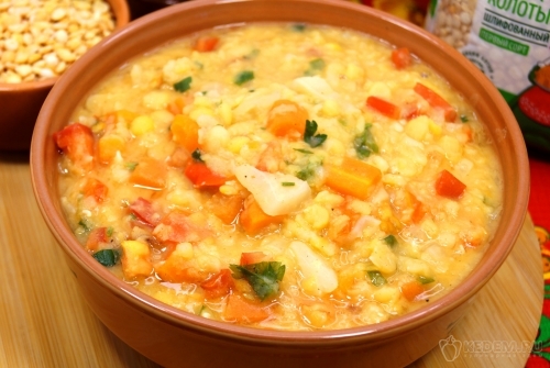Овощное рагу с горохом