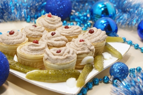 Паштет рыбный Нежные корзинки