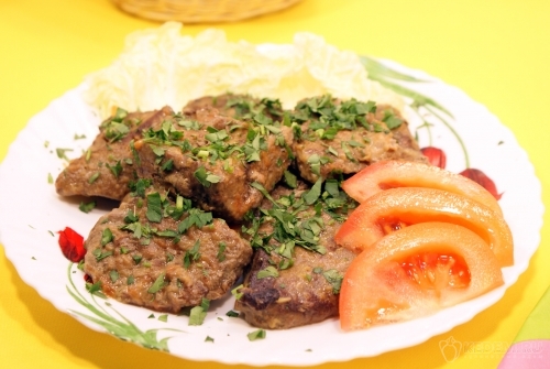 Печень с цитрусовыми