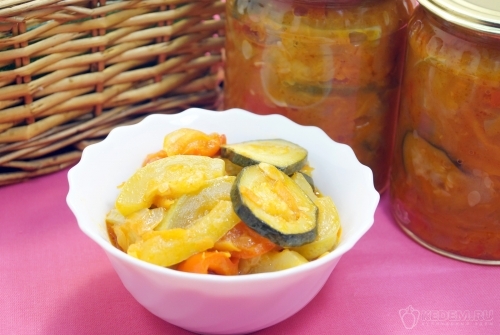 Салат из кабачков Лето