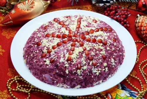 Салат Новогодний шар