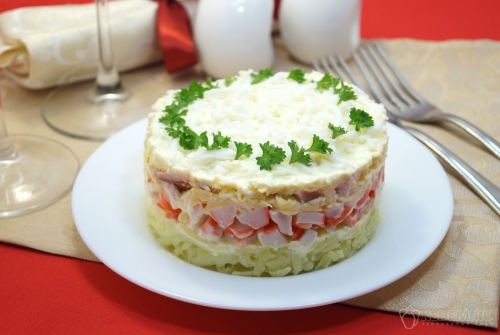 Салат Северная корона