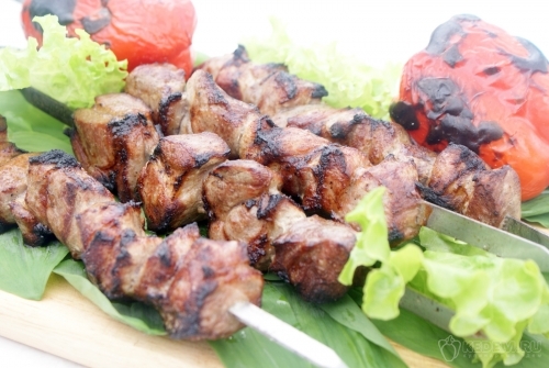 Шашлык из свинины маринованный в яблочном уксусе