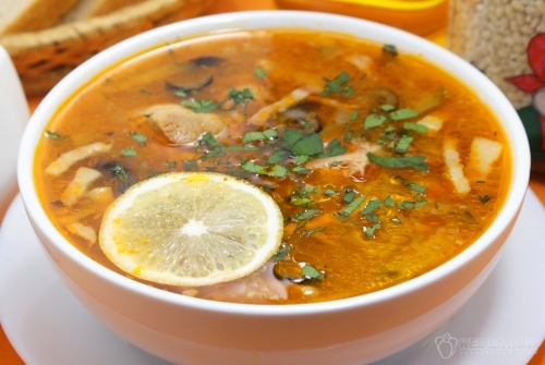 Солянка с перловкой Таежная