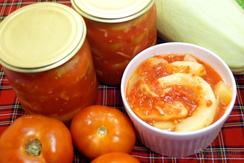 Закуска из кабачков на зиму