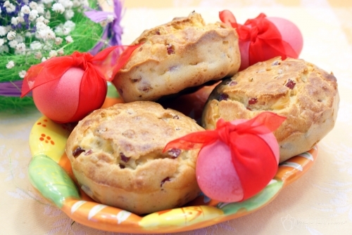 Закусочные кексы на Пасху
