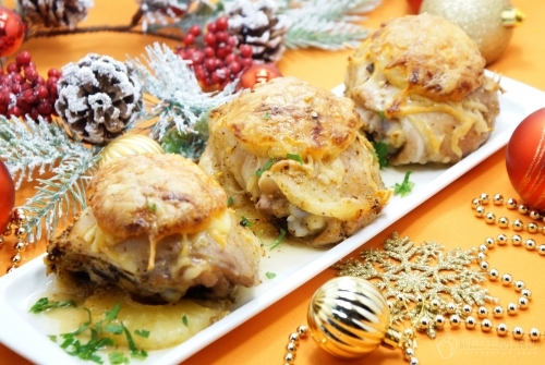 Запеченные куриные бедрышки