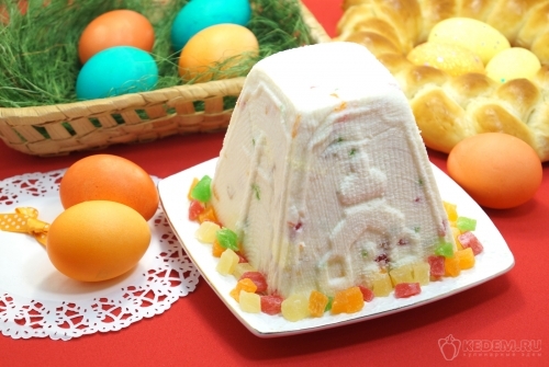 Заварная творожная пасха