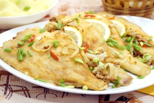 Жареная камбала