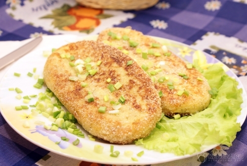 Зразы картофельные с фаршем