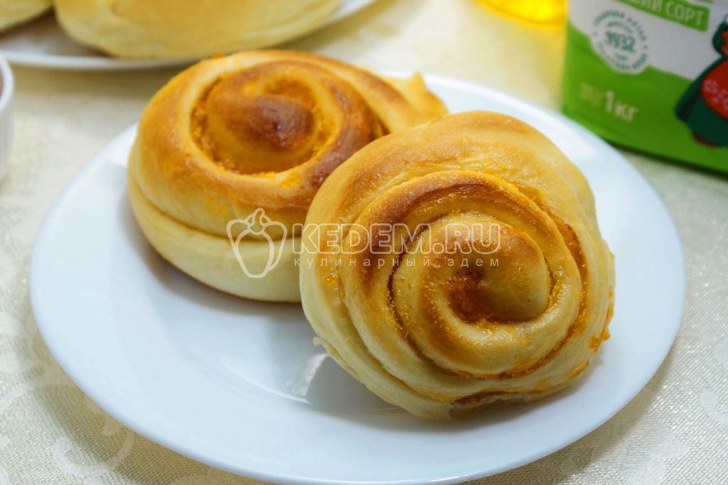 Булочки с апельсиновым джемом