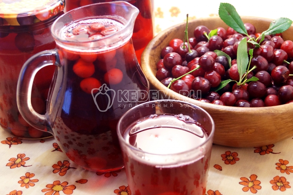 Компот из вишни на зиму