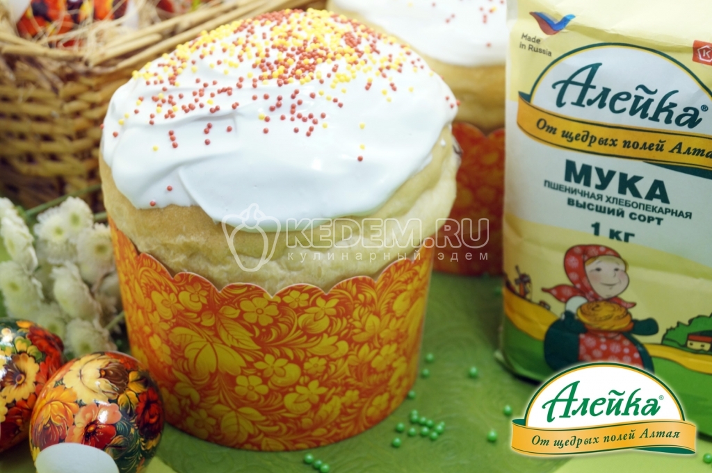 Кулич Московский с изюмом