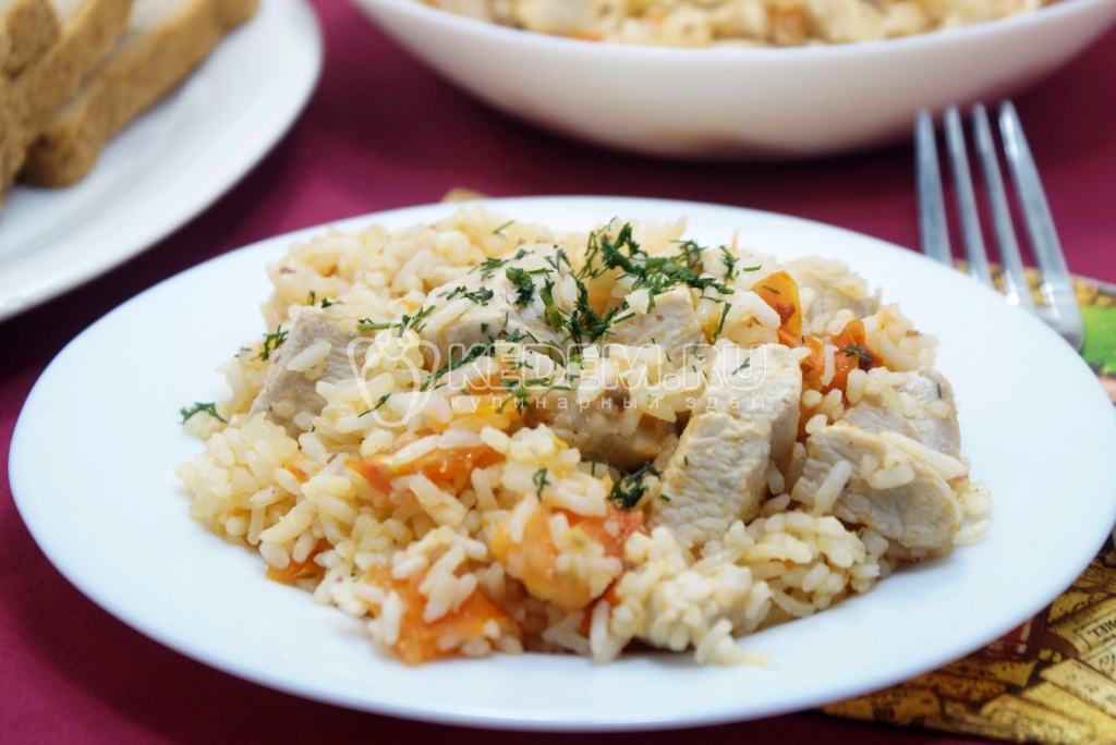 Курица с рисом