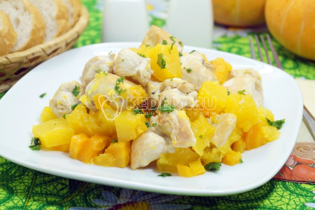 Курица с тыквой Вкус осени