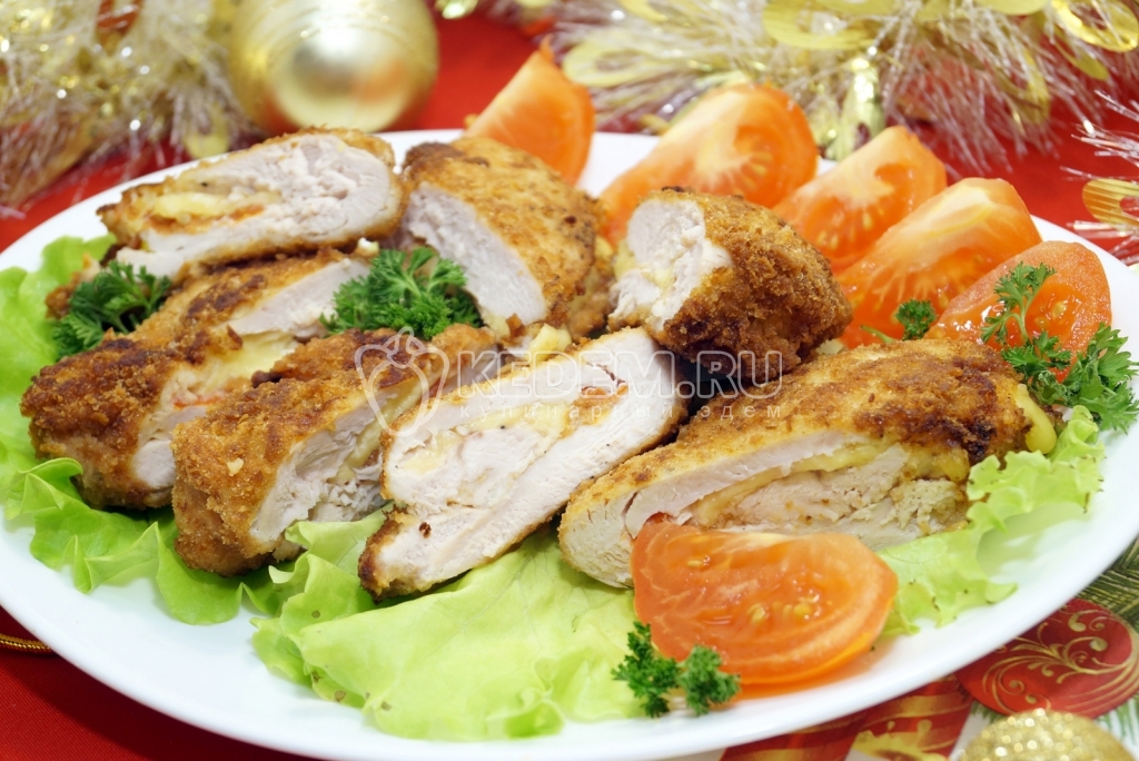 Куриные кармашки с сыром