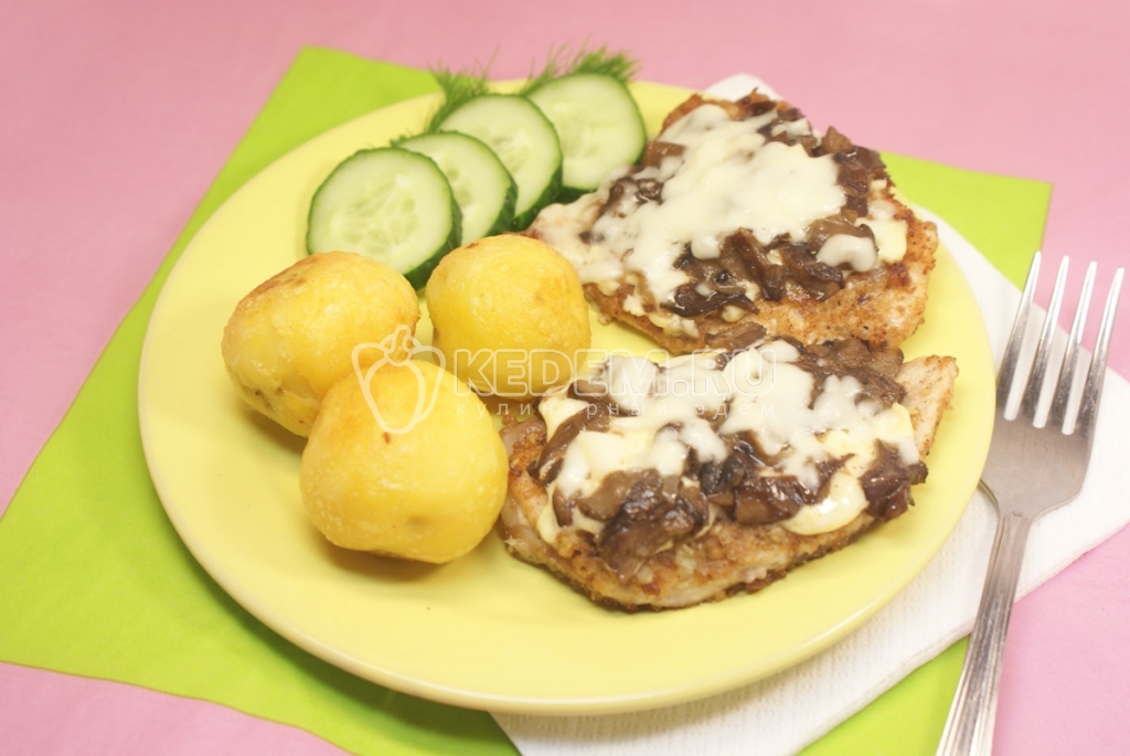 Куриные отбивные Грибное счастье