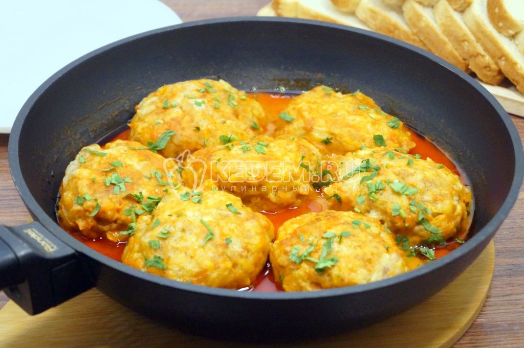 Ленивые голубцы с капустой и рисом на сковороде