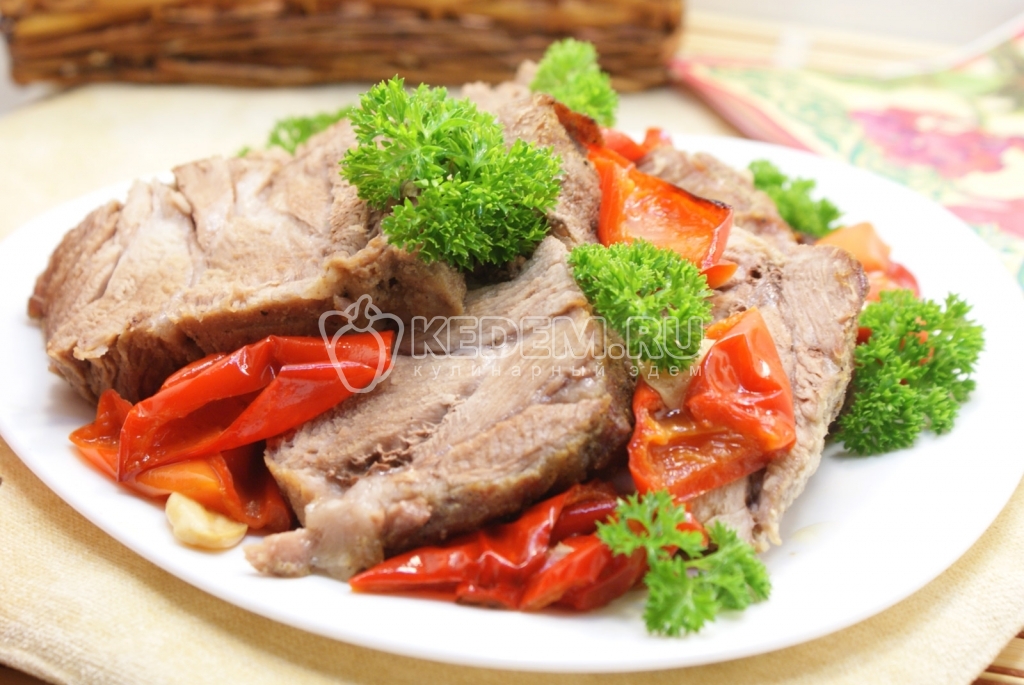 Мясо в рукаве