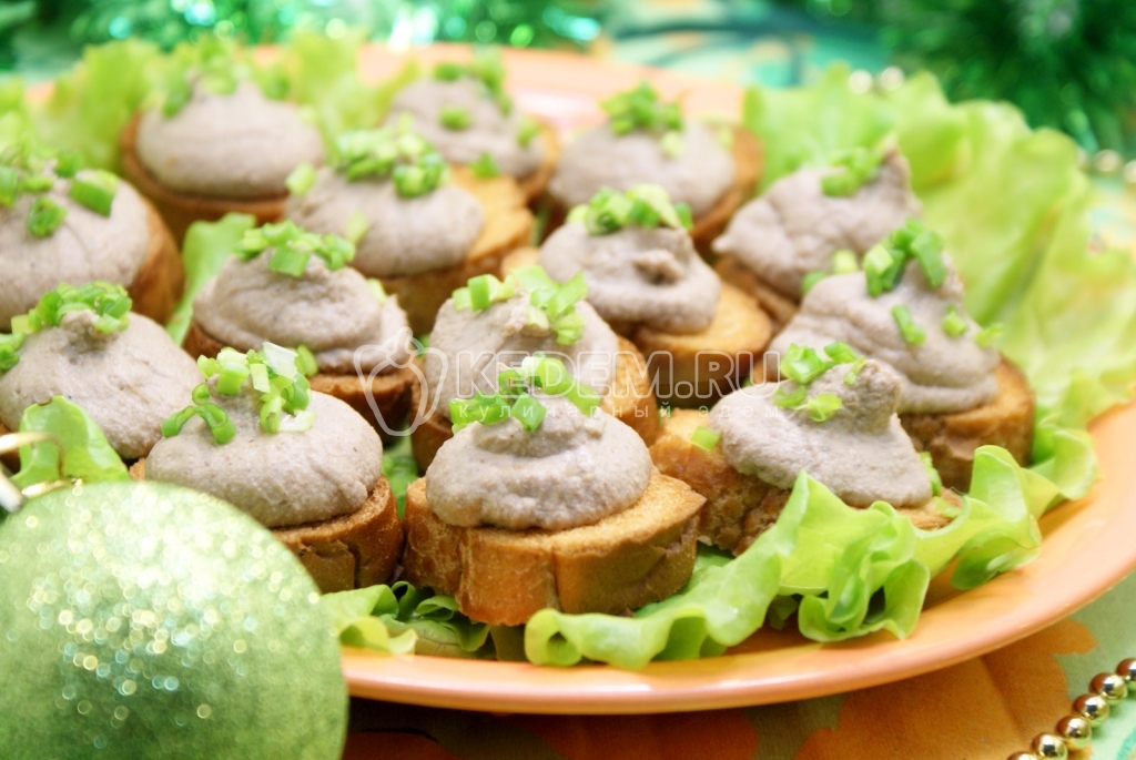 Паштет из куриной печени Праздничный