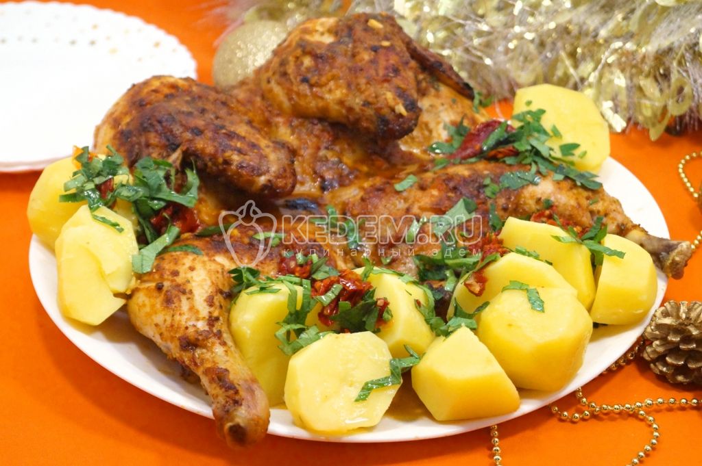 Пикантная курочка в духовке