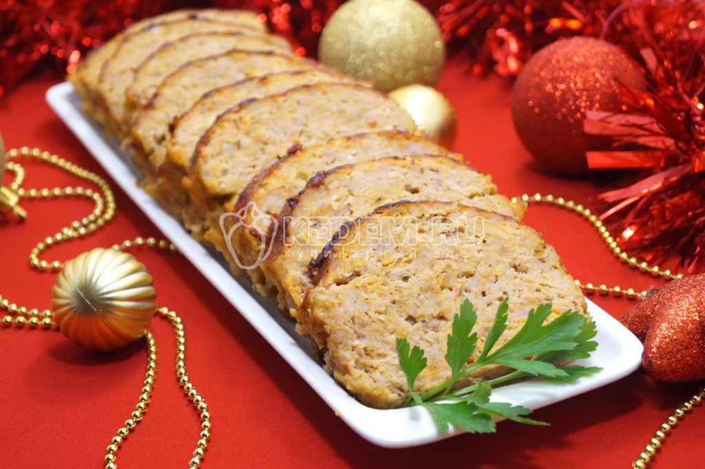 Праздничный мясной террин