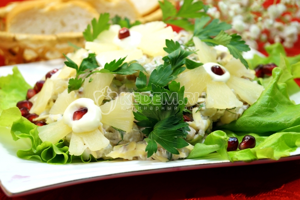 Салат Цветочки
