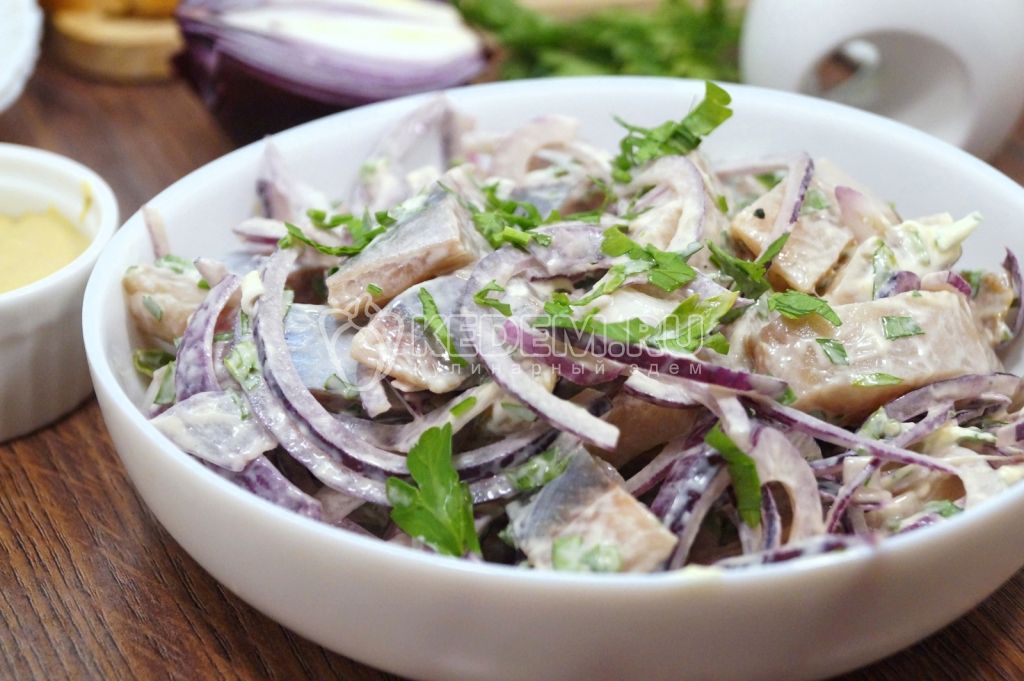 Селедка в горчичном маринаде