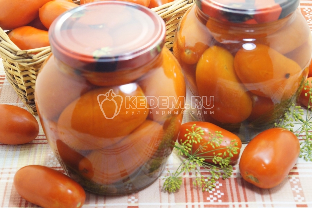 Сладкие маринованные помидоры на зиму