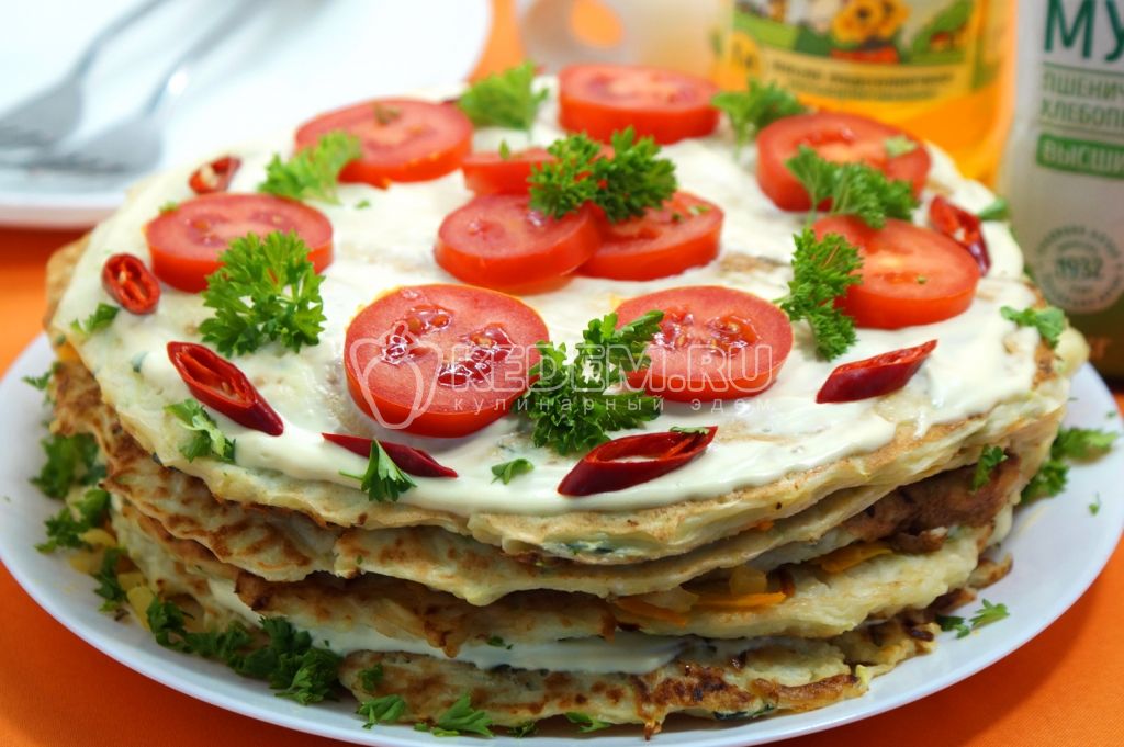 Торт из кабачков