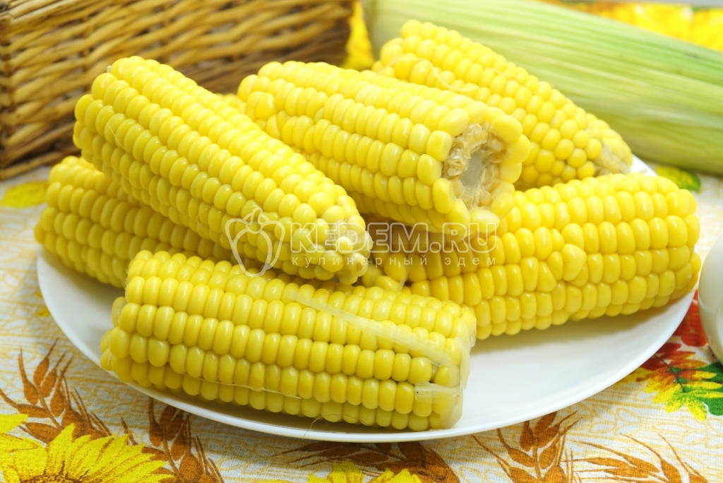 Вареная кукуруза