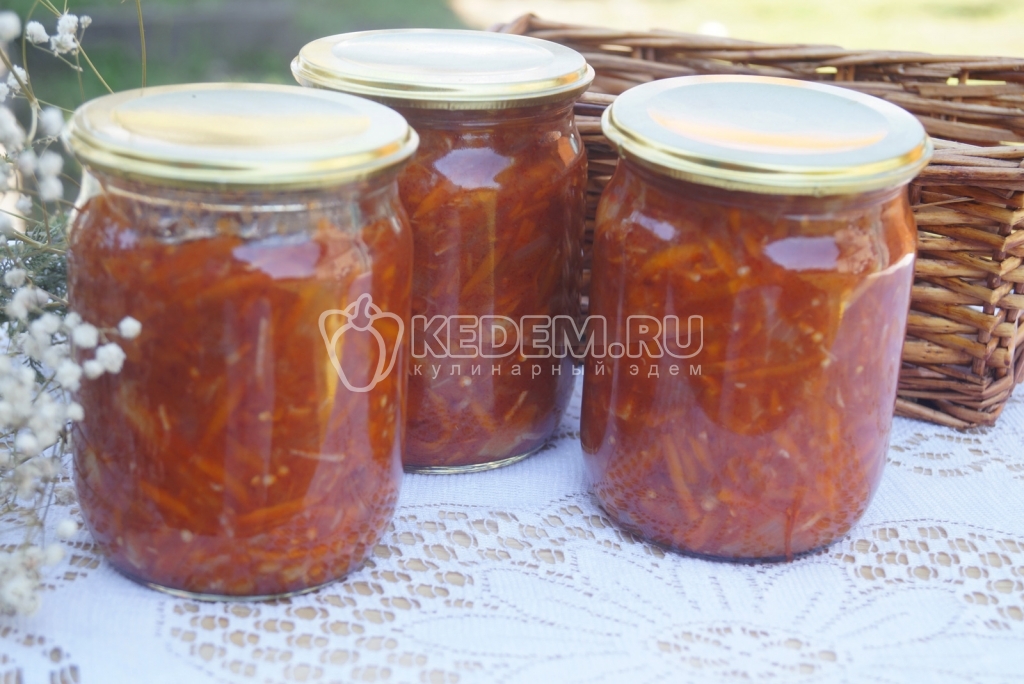 Закуска из белых баклажанов на зиму