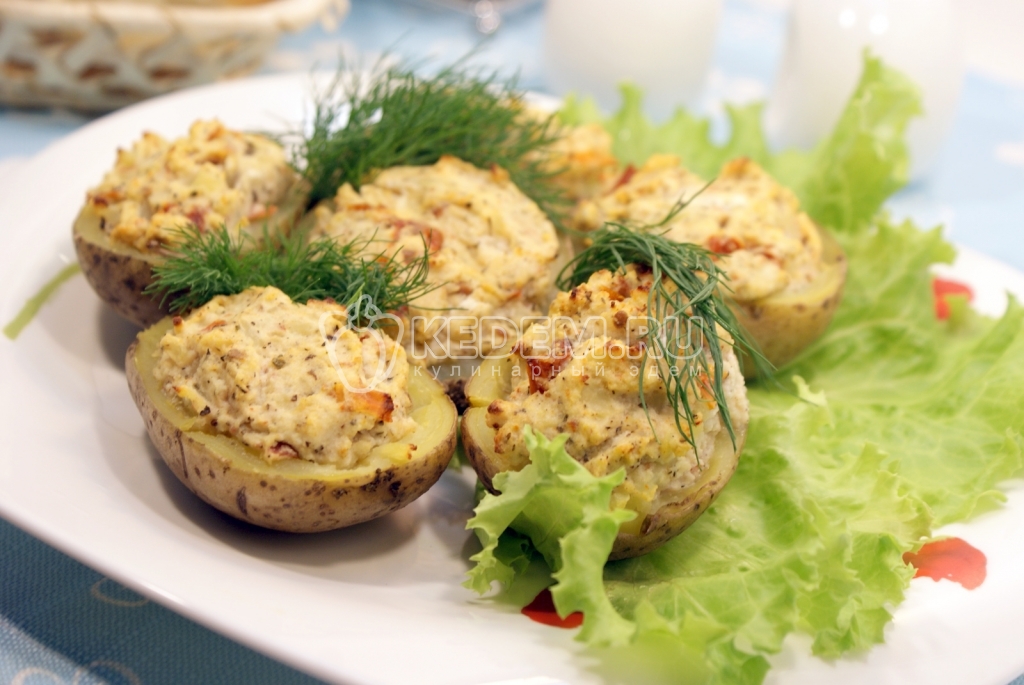 Запеченный картофель с сыром