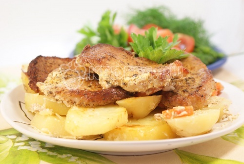 Мясные медальоны Обед для мужа