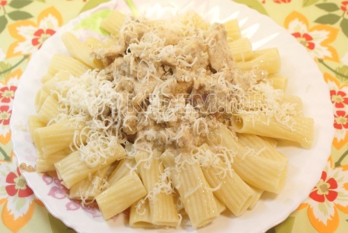 Макароны с курочкой