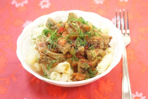 Мясо с овощами